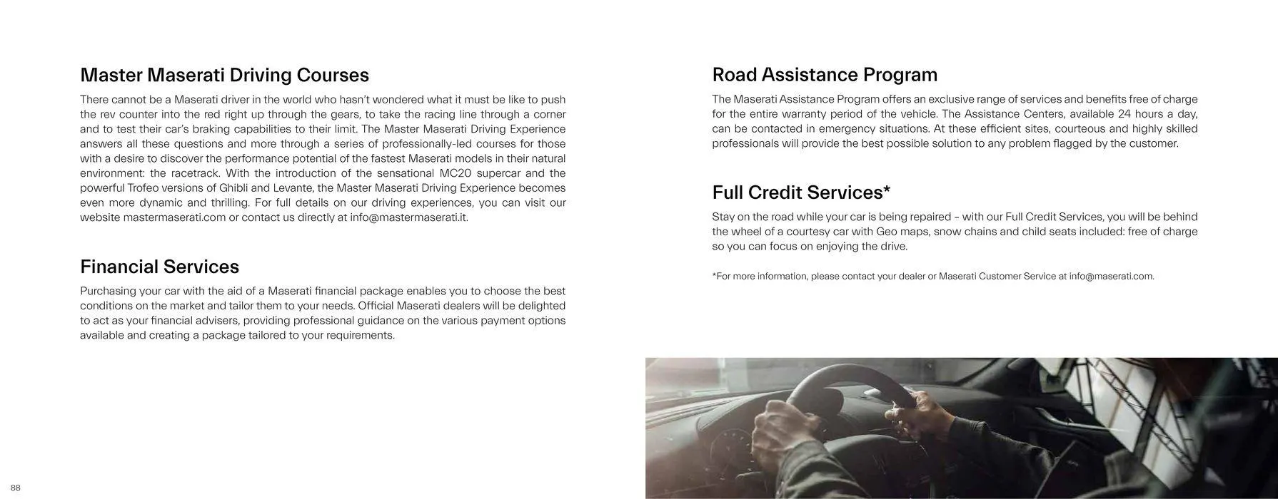 Maserati GranCabrio from 15 August to 31 December 2024 - Offers page 45