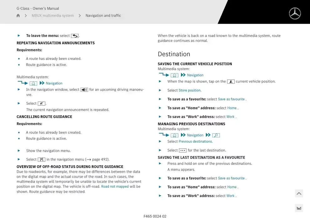 G-Class SUV from 14 January to 30 April 2025 - Offers page 512