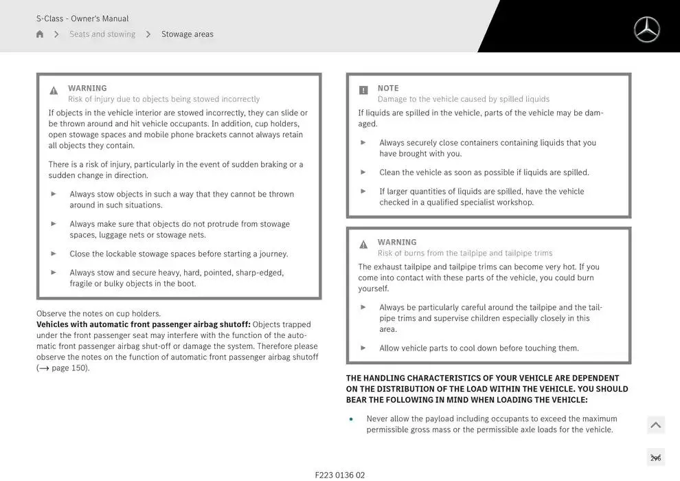 S-Class Saloon Long from 14 January to 30 April 2025 - Offers page 246