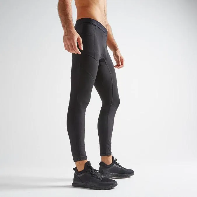 Men's Breathable Fitness Leggings - Black