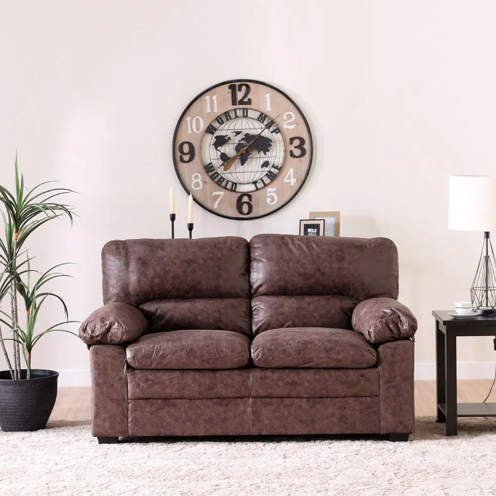 Empress 2-Seater Faux Leather Sofa