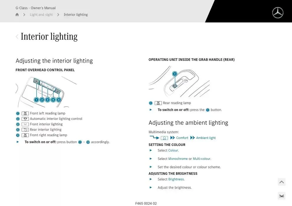 G-Class SUV from 14 January to 30 April 2025 - Offers page 246
