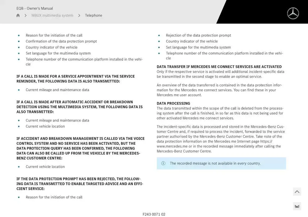 EQB SUV from 14 January to 30 April 2025 - Offers page 562
