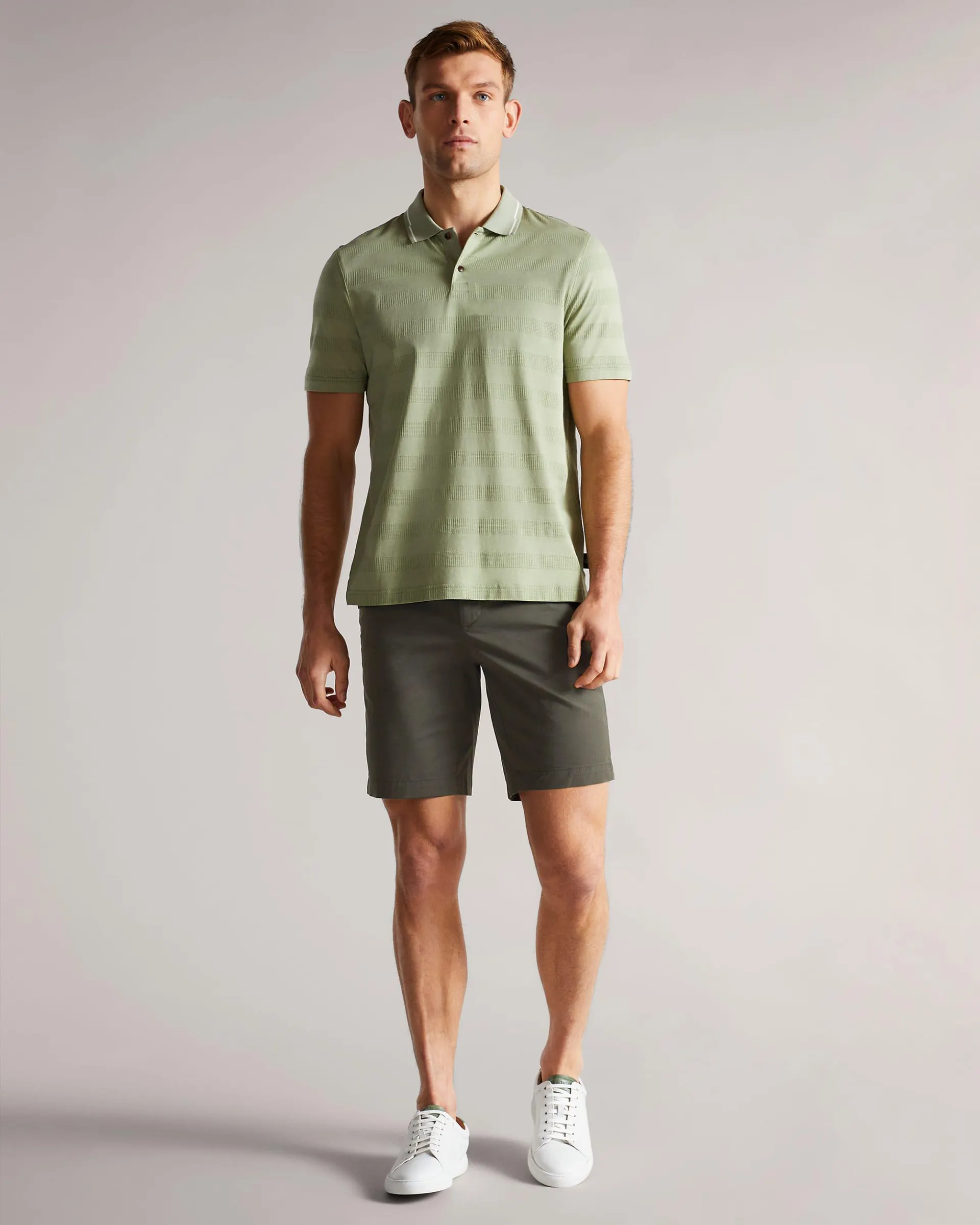 Ashfrd Chino Shorts Khaki