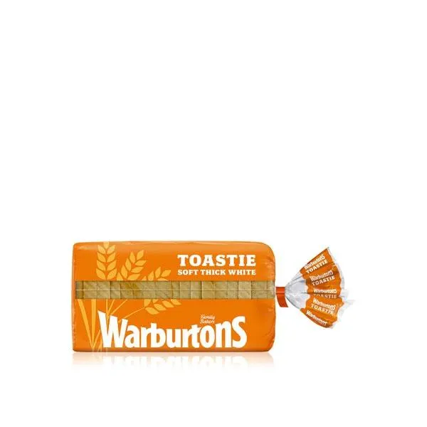 Warburtons soft white sliced toastie 800g