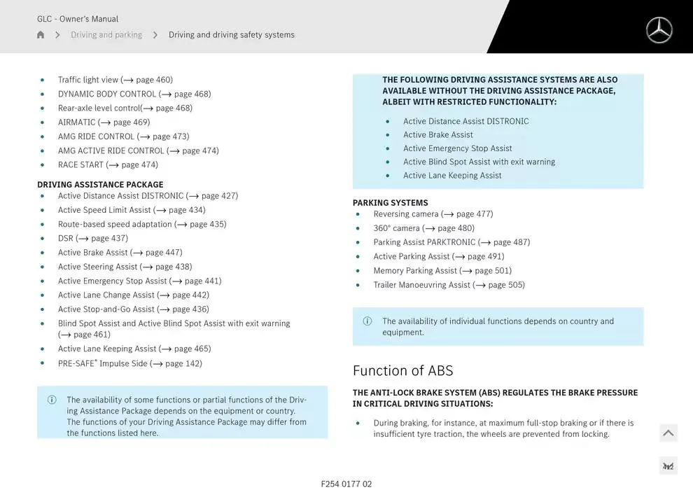 GLC SUV from 14 January to 30 April 2025 - Offers page 412