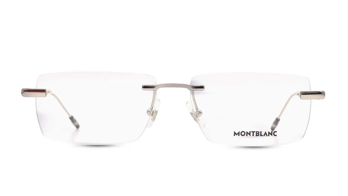 Men Rectangle Gold Eyeglass