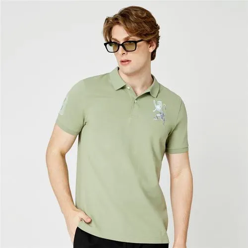 Men's 3D Bold Lion Polo
