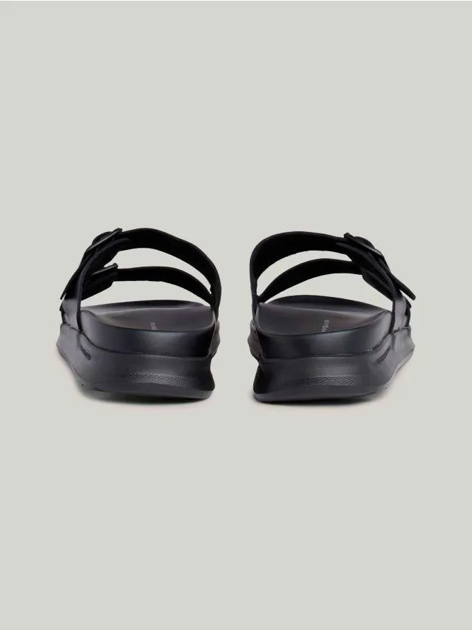 Leather Buckle Sandals