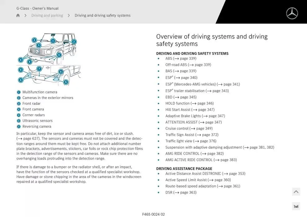 G-Class SUV from 14 January to 30 April 2025 - Offers page 338