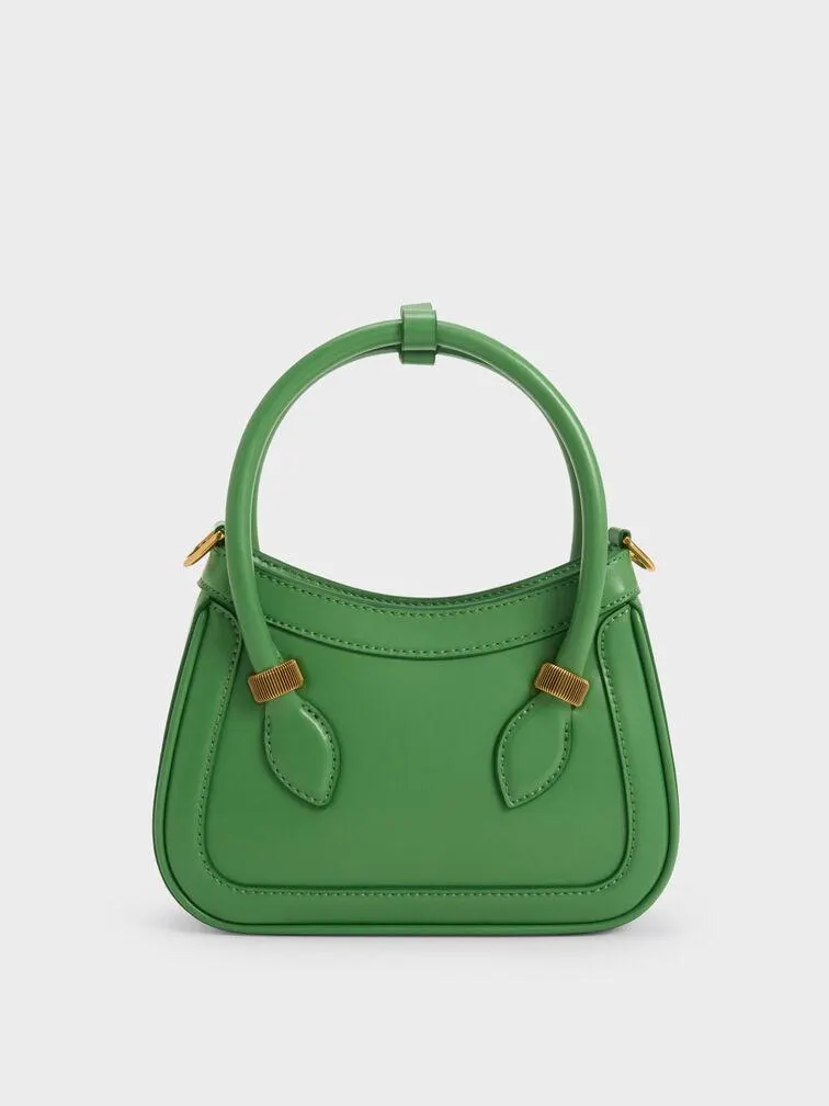 Bonnie Curved Tote Bag - Green