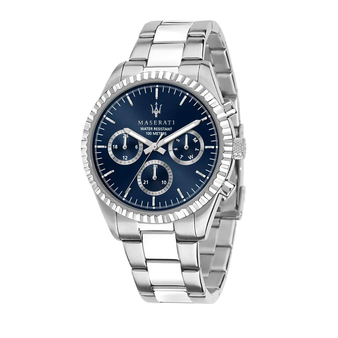 MASERATI COMPETIZIONE 43 MULT 43MM BLU DIAL BR SS