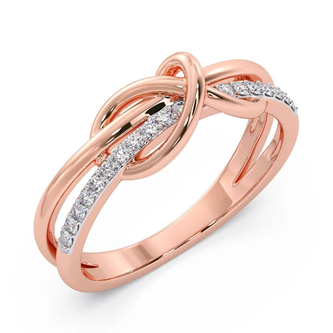 Kismet Love Knot Diamond Ring