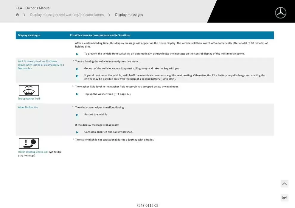 GLA SUV from 14 January to 30 April 2025 - Offers page 862