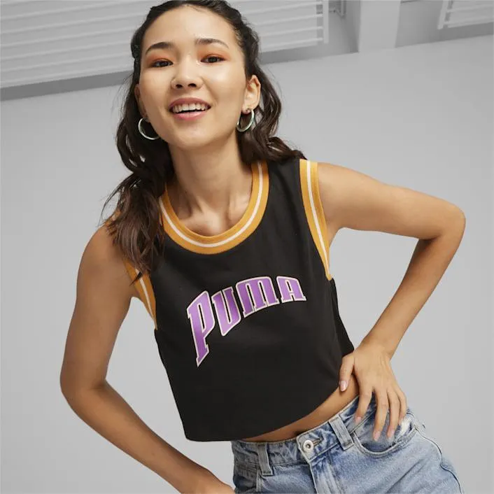 Top corto PUMA TEAM Graphic para mujer