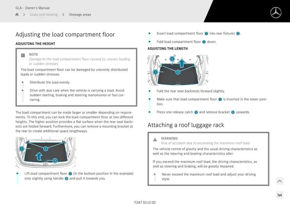 GLA SUV from 14 January to 30 April 2025 - Offers page 254