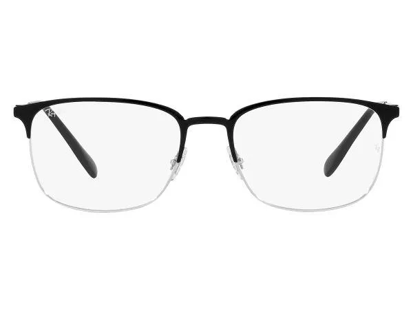 Black on Silver Square Frame