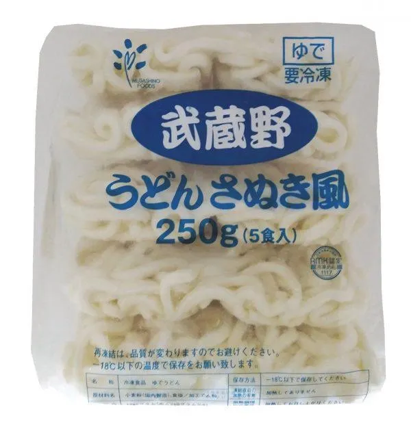 Frozen Noodle – Sanuki Reito Udon (5x250g) – 1.25kg