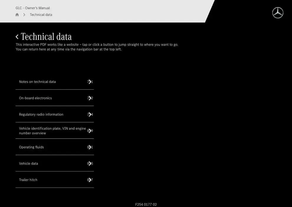GLC SUV from 14 January to 30 April 2025 - Offers page 790