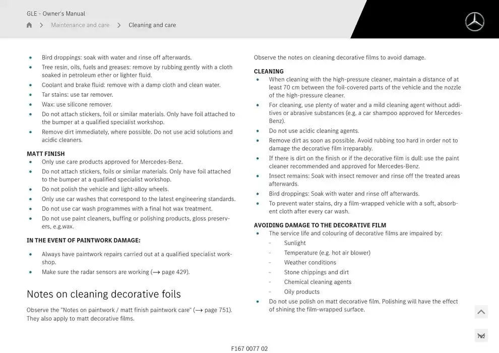 GLE SUV from 14 January to 30 April 2025 - Offers page 752