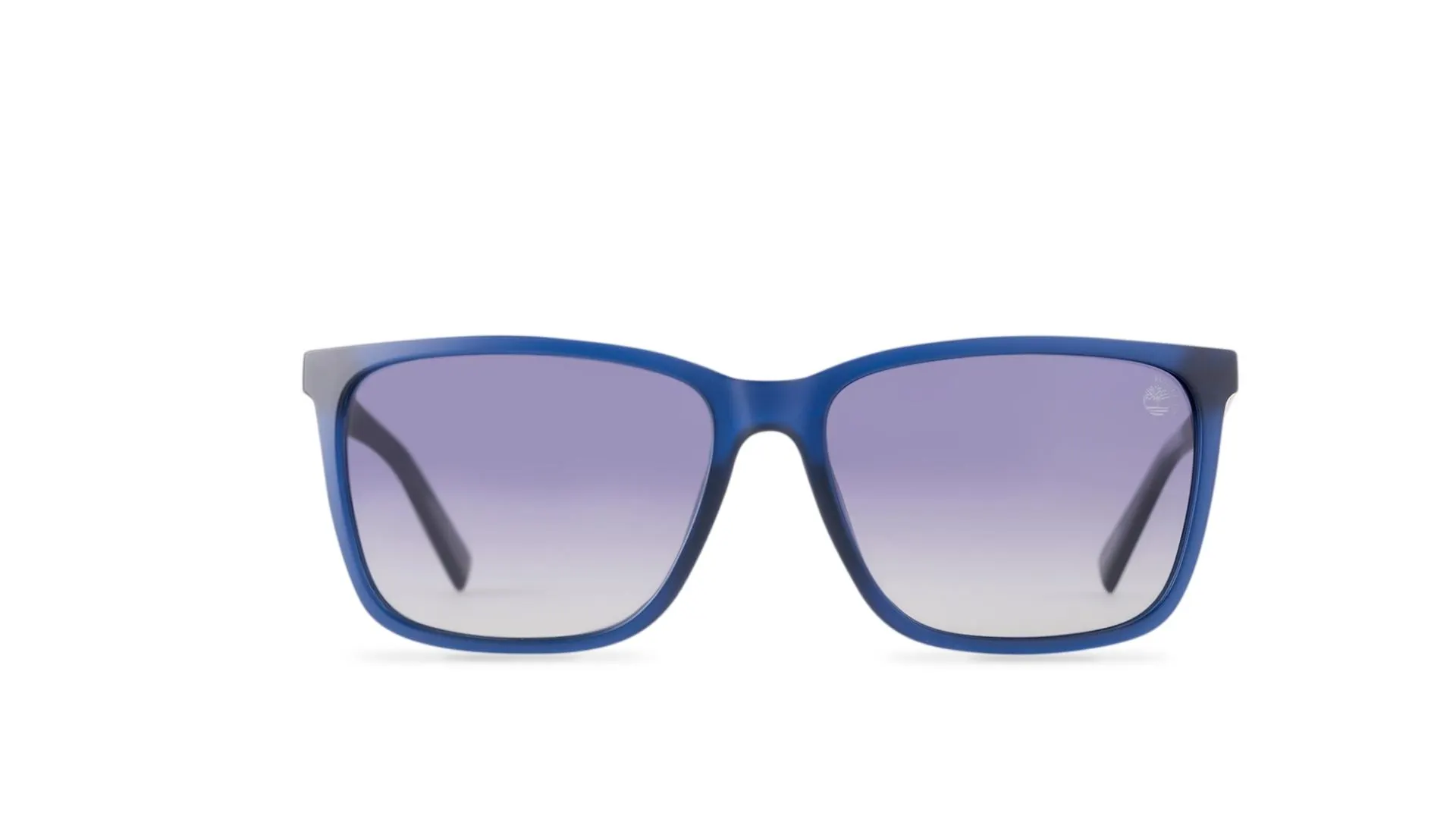 Men Square Matte Blue Sunglass