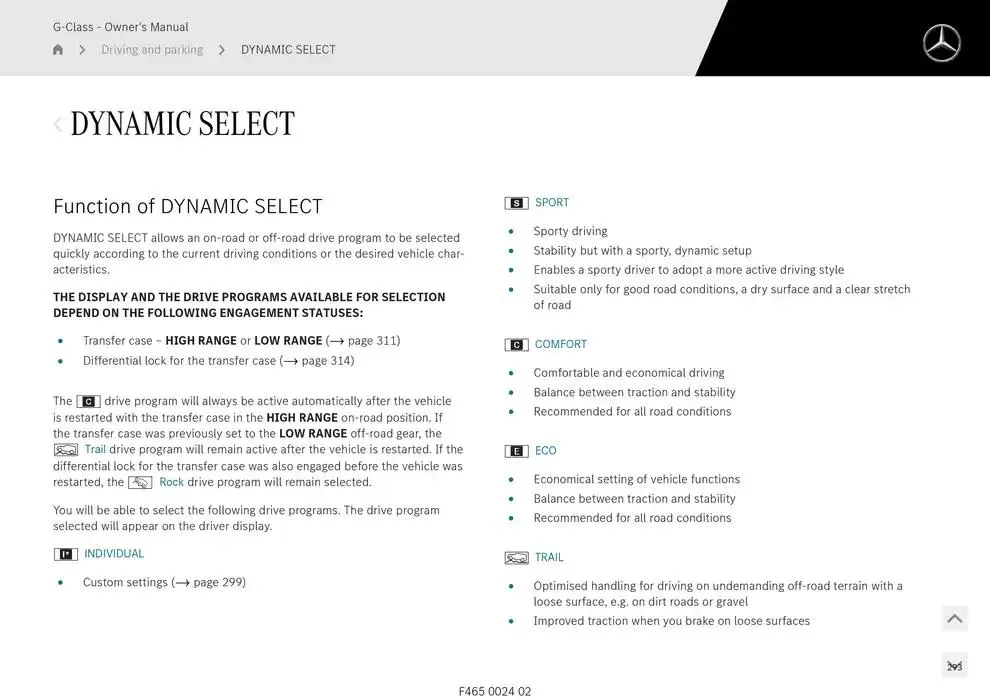 G-Class SUV from 14 January to 30 April 2025 - Offers page 293