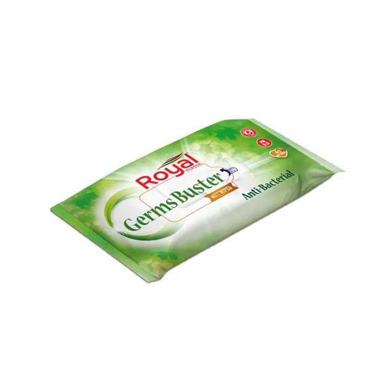 Royal Antibacterial Wet Wipes 40 Sheets