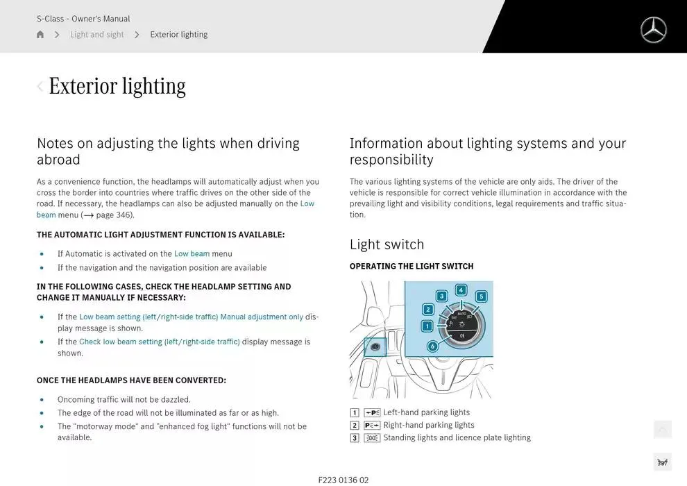 S-Class Saloon Long from 14 January to 30 April 2025 - Offers page 257