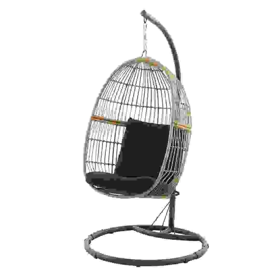 Apolima Rattan Hanging Chair GoodHome (196 x 105 cm)