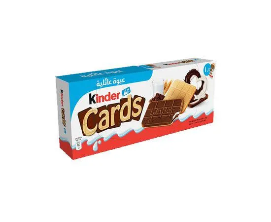 Kinder Cards Chocolate Waffer - 10 x 25.6g