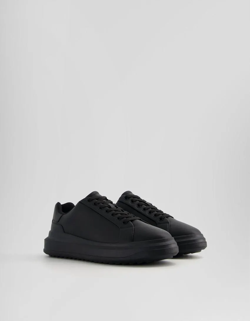 Contrast chunky sole trainers