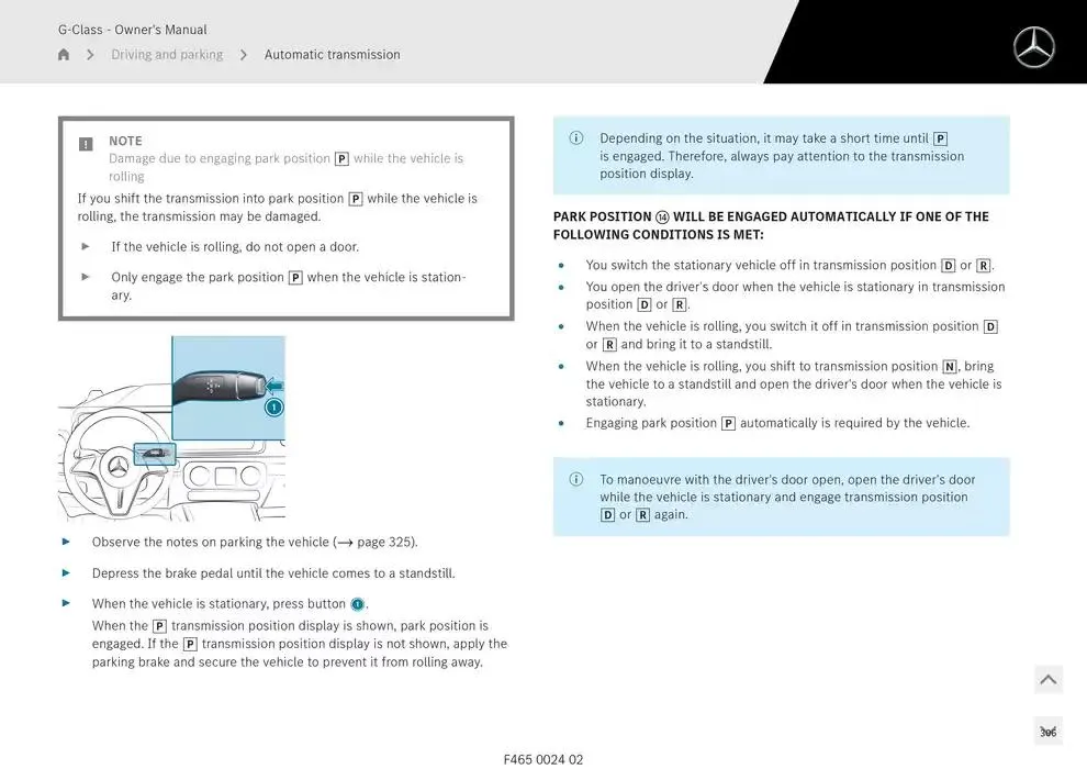 G-Class SUV from 14 January to 30 April 2025 - Offers page 306