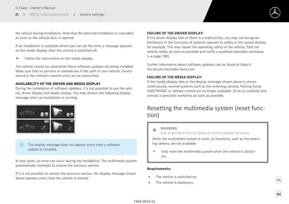 G-Class SUV from 14 January to 30 April 2025 - Offers page 476
