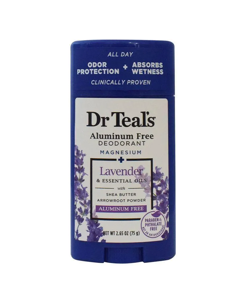 Dr. Teal's Lavender Aluminum Free Deo 75g
