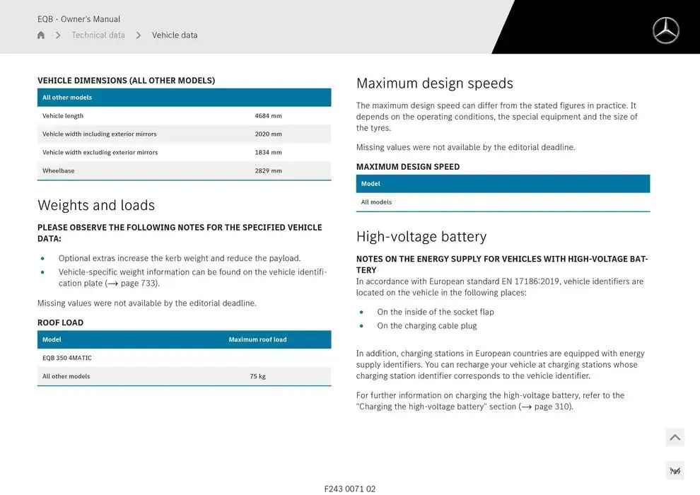 EQB SUV from 14 January to 30 April 2025 - Offers page 739