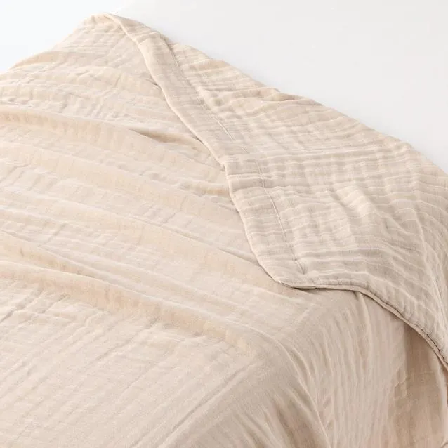 Cotton Quadruple Gauze Blanket , W 180 x L 200 cm