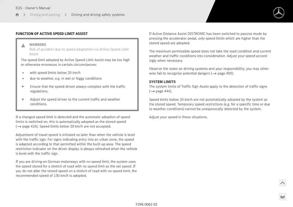 EQS SUV from 14 January to 30 April 2025 - Offers page 422