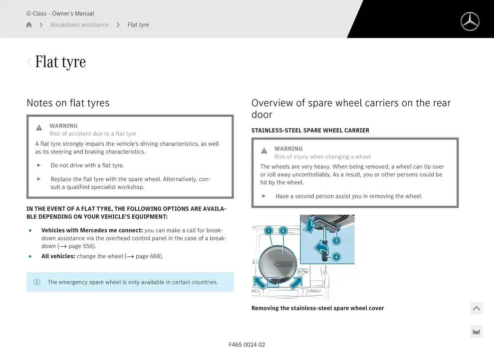 G-Class SUV from 14 January to 30 April 2025 - Offers page 635