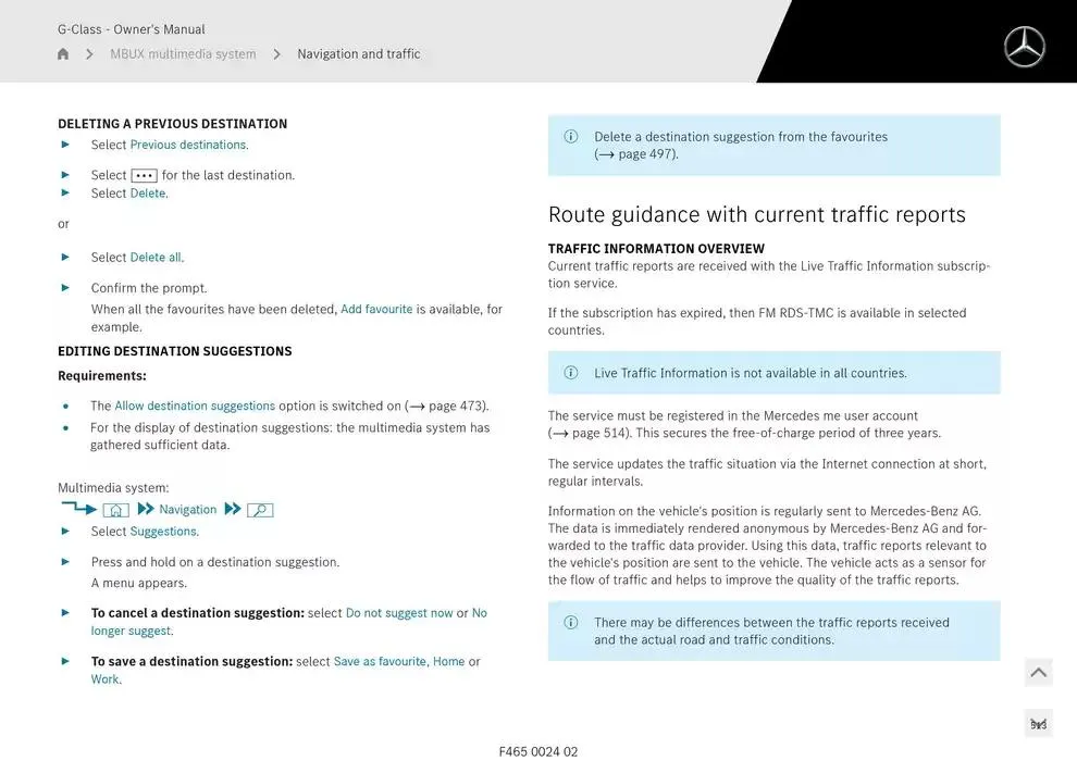 G-Class SUV from 14 January to 30 April 2025 - Offers page 513