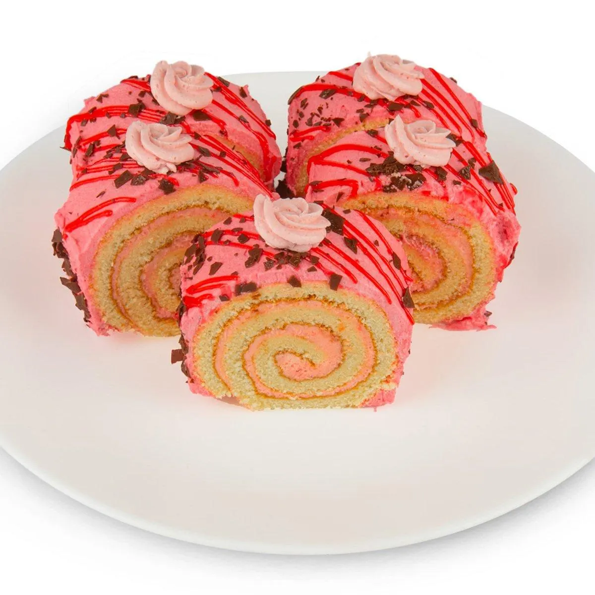 Strawberry Swiss Roll 5 pcs