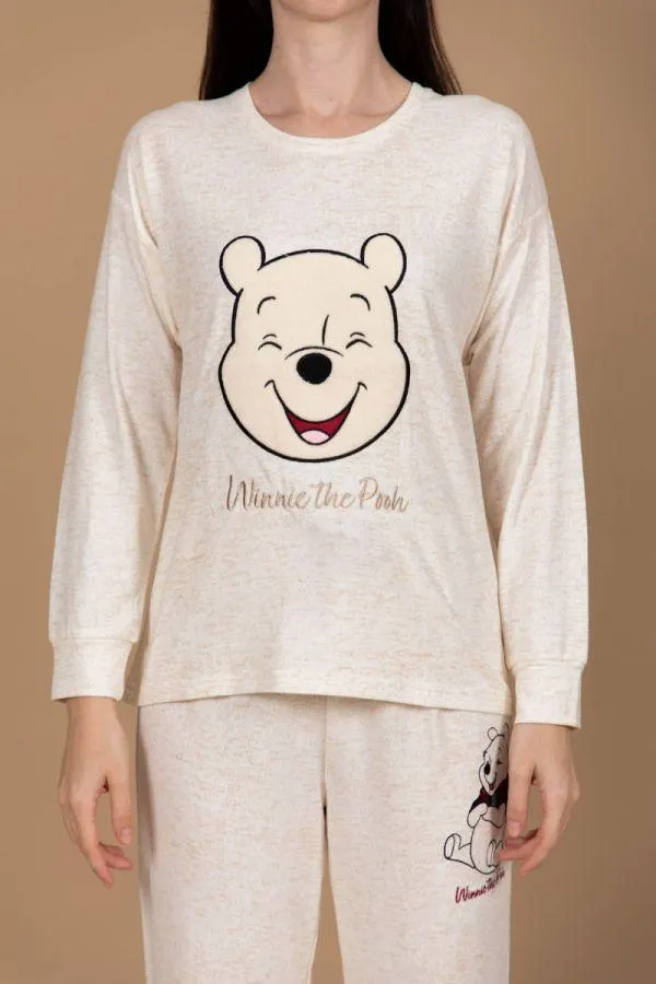 Ladies Oatmeal Pooh Top