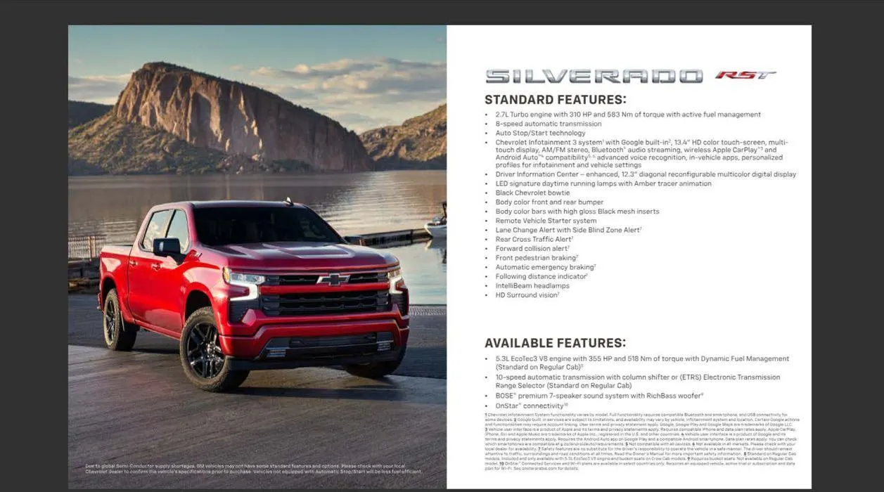 Silverado 2024 from 2 September to 31 December 2024 - Offers page 7