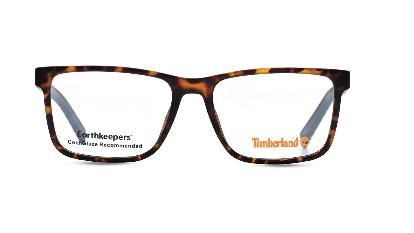 Men Rectangular Square Dark Havana Optical Frame