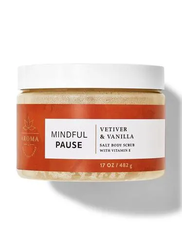 Vetiver Vanilla Salt Body Scrub