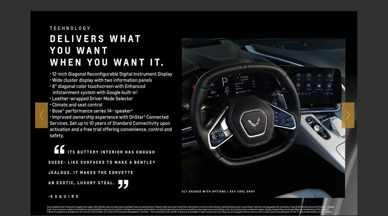 Corvette 2024 from 2 September to 31 December 2024 - Offers page 14