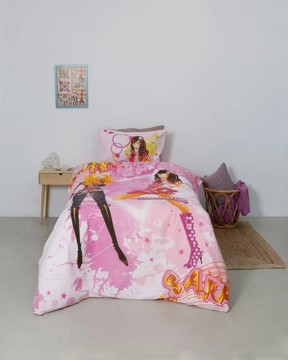 Σετ Βαμβακερη Παπλωματοθηκη Κοριτσια Girls