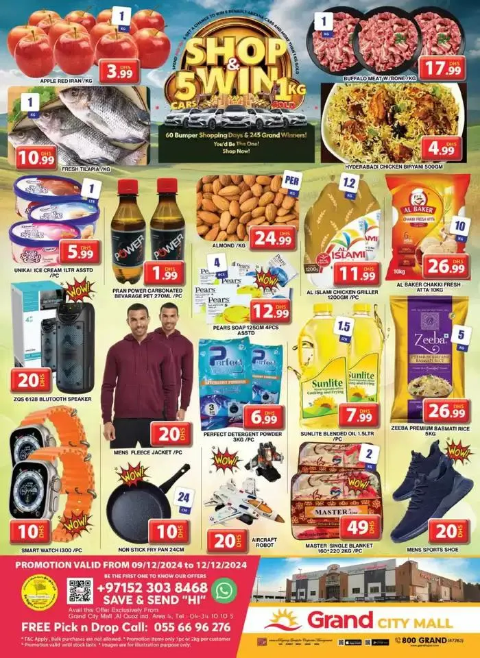 Midweek Deals - Grand City Mall from 9 December to 12 December 2024 - Offers page 1