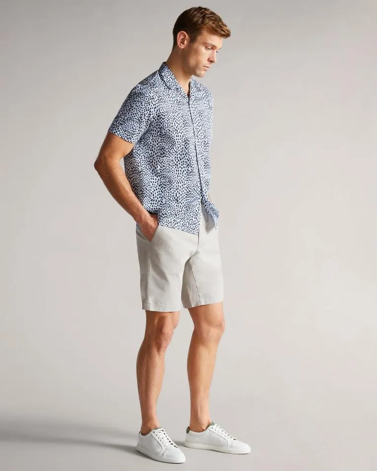 Ashfrd Chino Shorts Lt-Grey