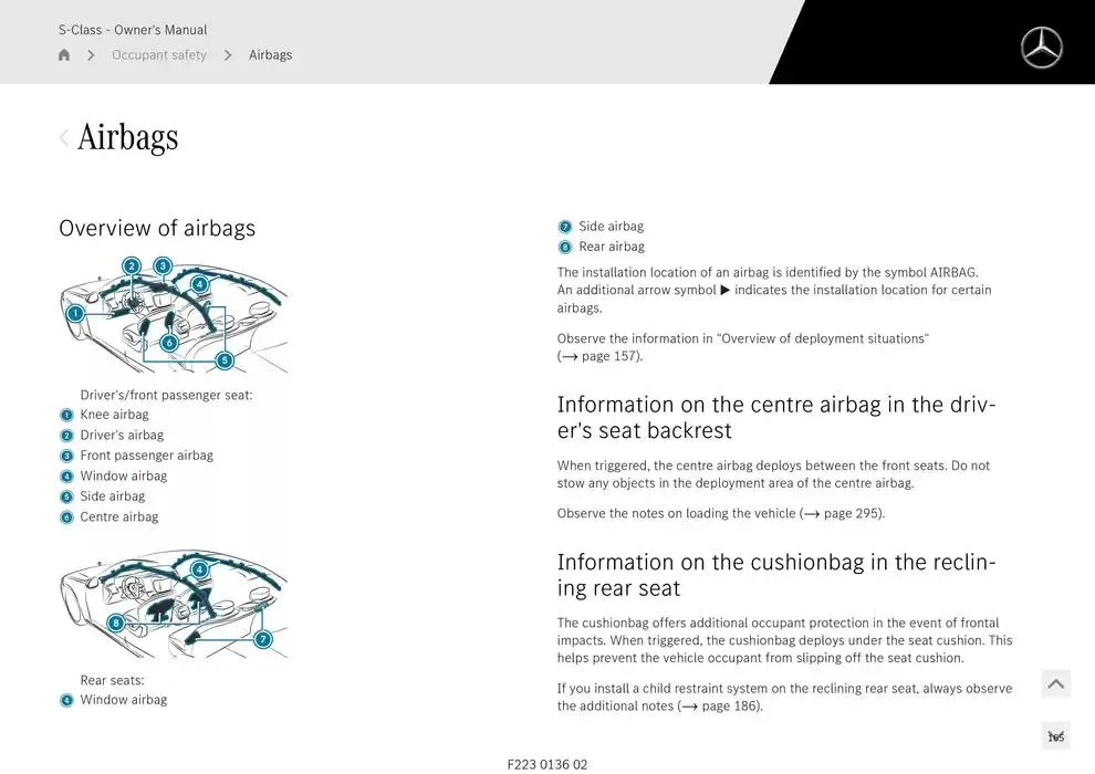 S-Class Saloon Long from 14 January to 30 April 2025 - Offers page 165