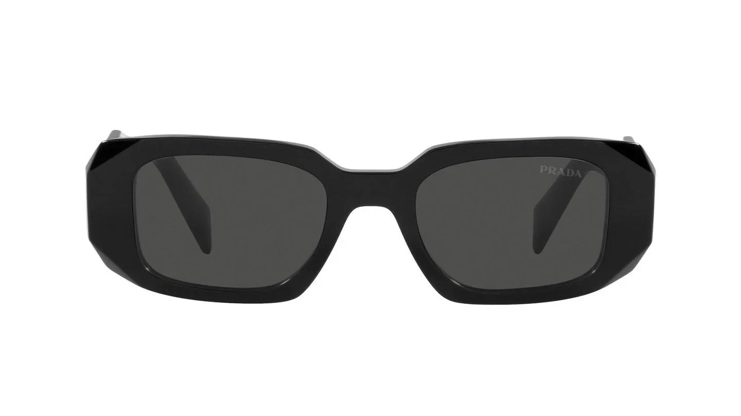Women Rectangle Black Sunglass